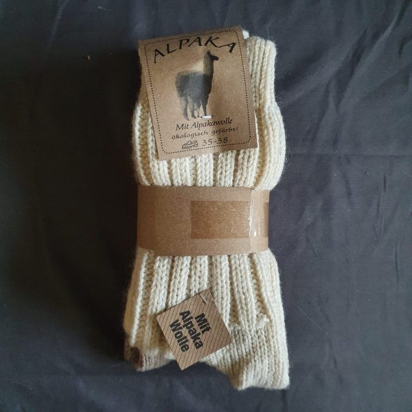 2 Paar Dicke Alpaka - Stricksocken
