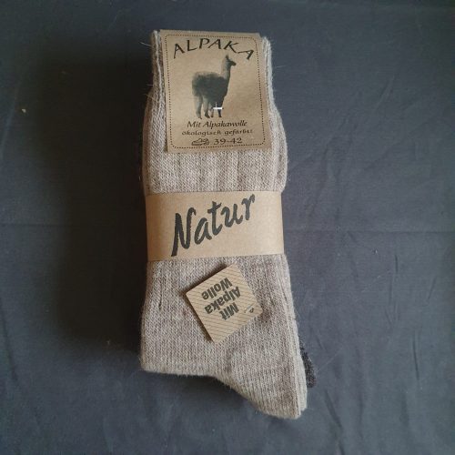 2 Paar Dünne Alpaka - Stricksocken