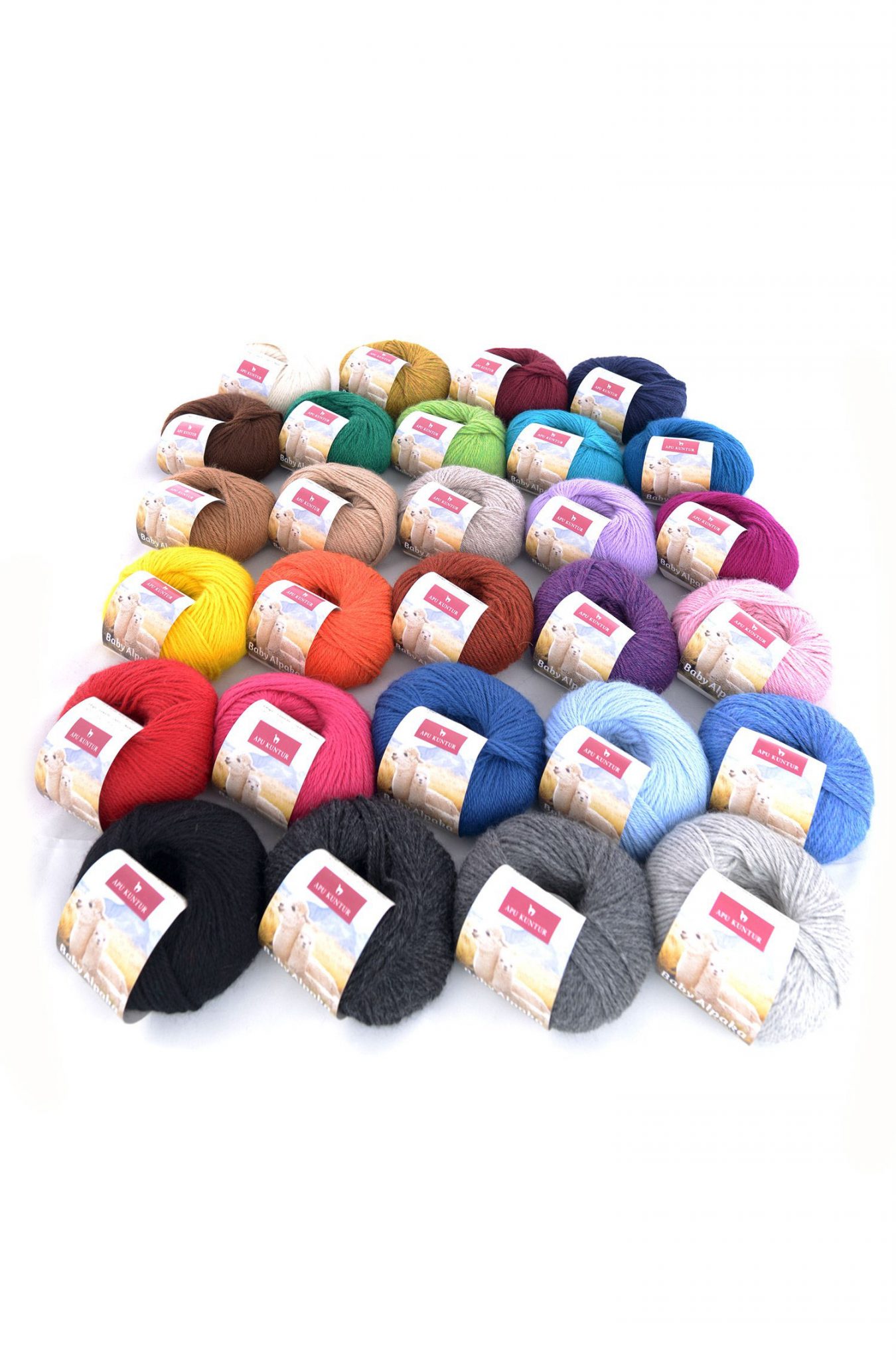 Dünne Wolle - 100% Alpaka